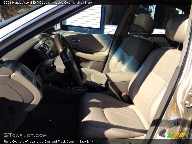 Naples Gold Metallic / Ivory 2002 Honda Accord EX V6 Sedan