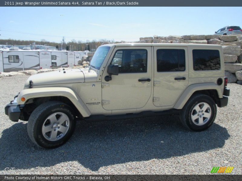 Sahara Tan / Black/Dark Saddle 2011 Jeep Wrangler Unlimited Sahara 4x4