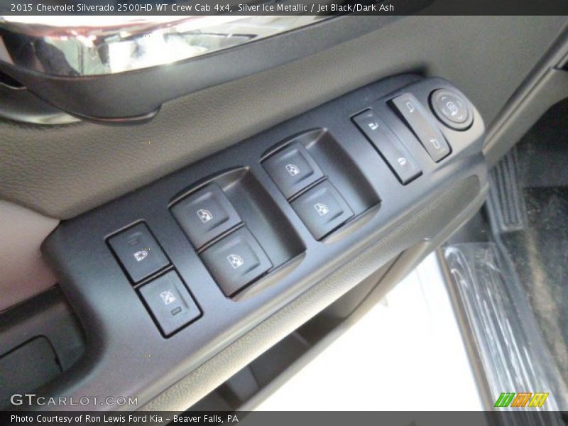 Silver Ice Metallic / Jet Black/Dark Ash 2015 Chevrolet Silverado 2500HD WT Crew Cab 4x4