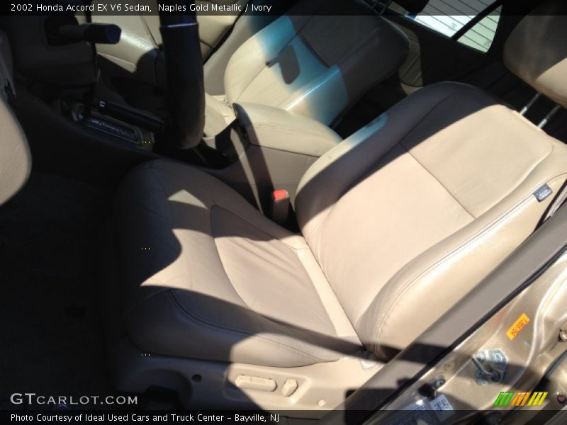 Naples Gold Metallic / Ivory 2002 Honda Accord EX V6 Sedan