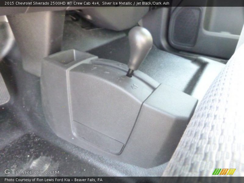 Silver Ice Metallic / Jet Black/Dark Ash 2015 Chevrolet Silverado 2500HD WT Crew Cab 4x4