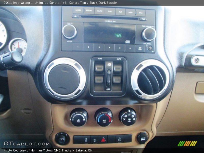 Sahara Tan / Black/Dark Saddle 2011 Jeep Wrangler Unlimited Sahara 4x4