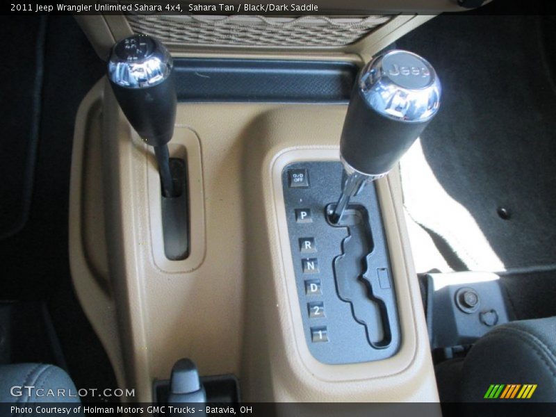  2011 Wrangler Unlimited Sahara 4x4 4 Speed Automatic Shifter