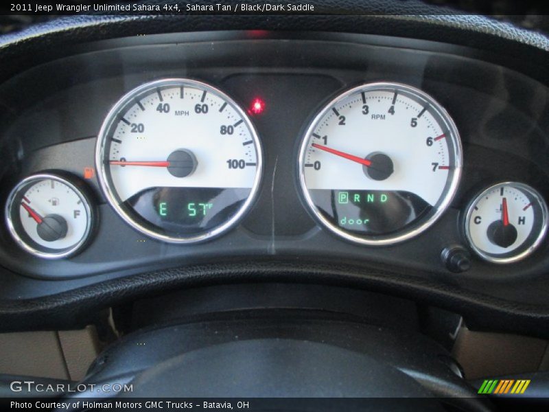  2011 Wrangler Unlimited Sahara 4x4 Sahara 4x4 Gauges