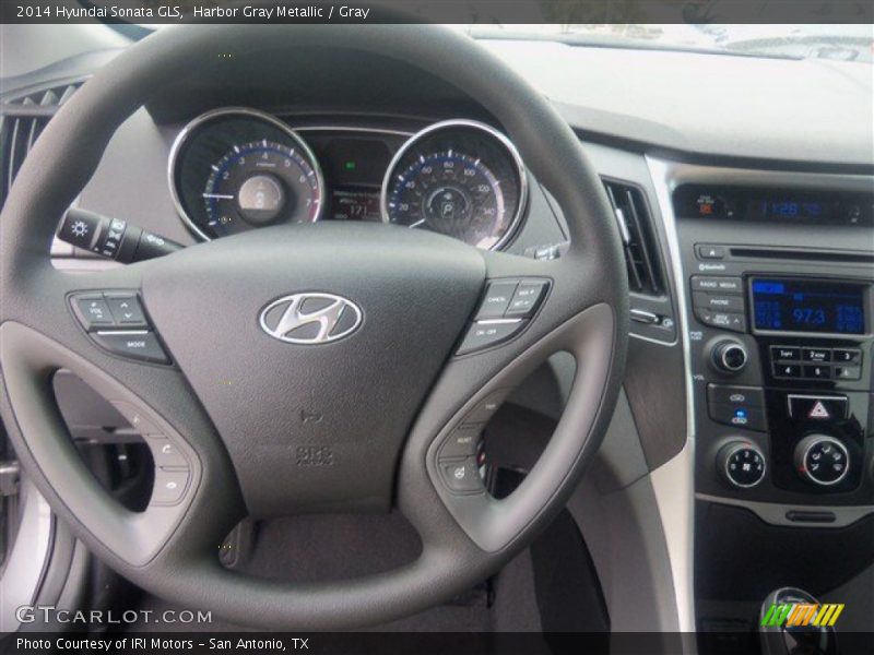 Harbor Gray Metallic / Gray 2014 Hyundai Sonata GLS