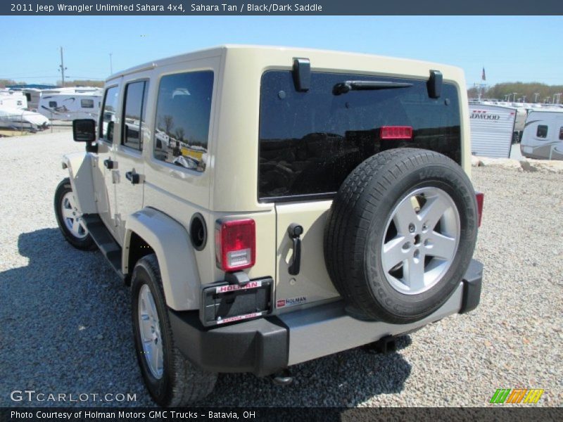 Sahara Tan / Black/Dark Saddle 2011 Jeep Wrangler Unlimited Sahara 4x4