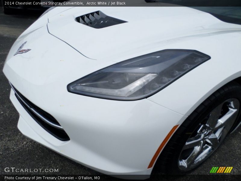 Arctic White / Jet Black 2014 Chevrolet Corvette Stingray Convertible