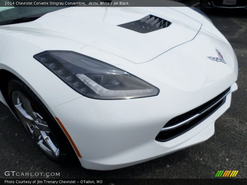 Arctic White / Jet Black 2014 Chevrolet Corvette Stingray Convertible