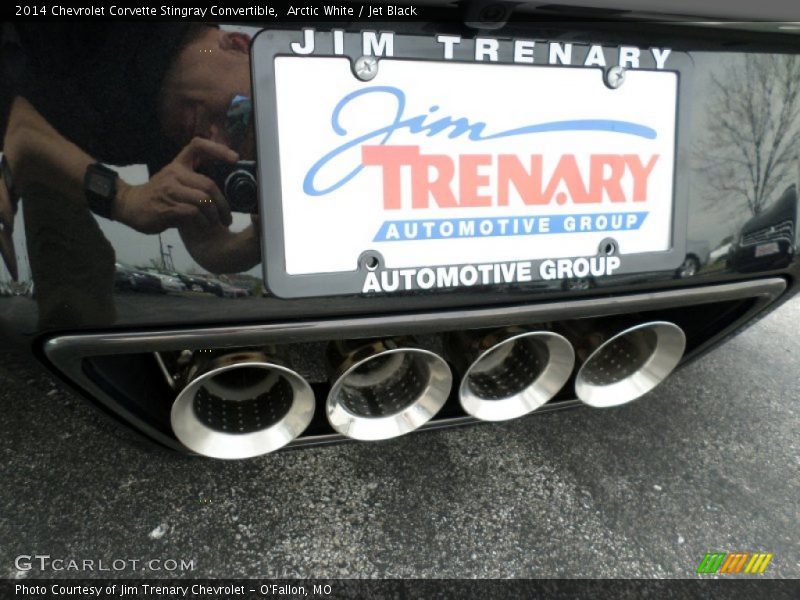 Arctic White / Jet Black 2014 Chevrolet Corvette Stingray Convertible