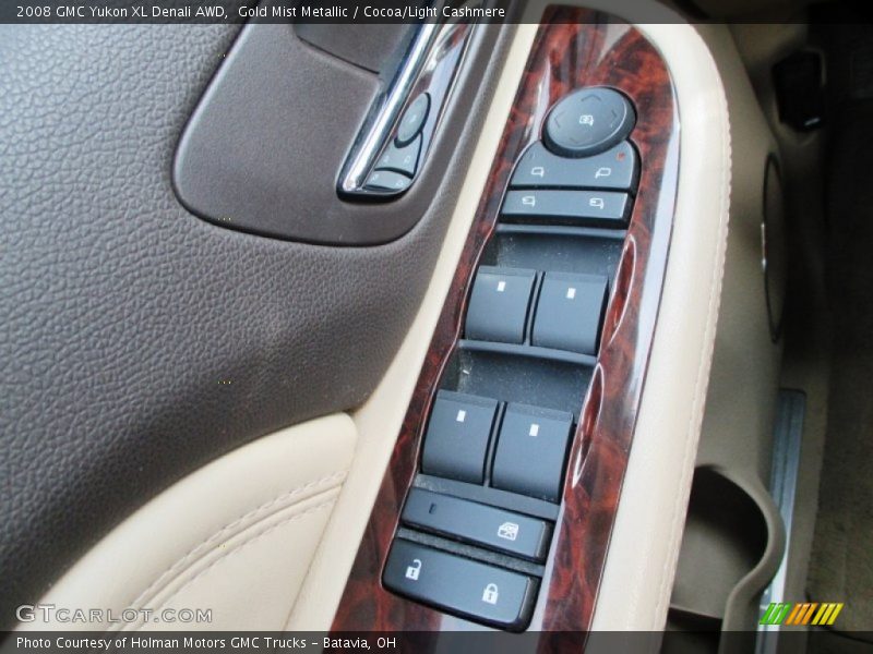 Gold Mist Metallic / Cocoa/Light Cashmere 2008 GMC Yukon XL Denali AWD