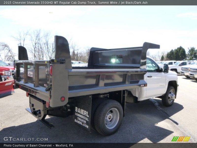 Summit White / Jet Black/Dark Ash 2015 Chevrolet Silverado 3500HD WT Regular Cab Dump Truck
