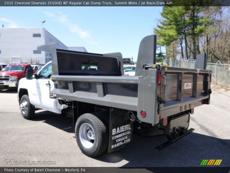 Summit White / Jet Black/Dark Ash 2015 Chevrolet Silverado 3500HD WT Regular Cab Dump Truck