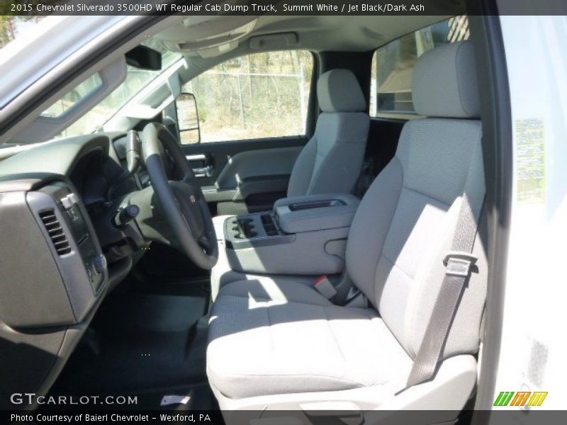 Summit White / Jet Black/Dark Ash 2015 Chevrolet Silverado 3500HD WT Regular Cab Dump Truck