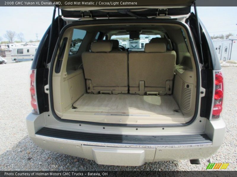 Gold Mist Metallic / Cocoa/Light Cashmere 2008 GMC Yukon XL Denali AWD