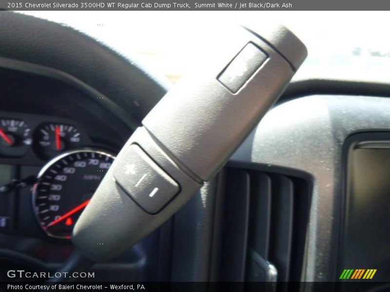 Summit White / Jet Black/Dark Ash 2015 Chevrolet Silverado 3500HD WT Regular Cab Dump Truck