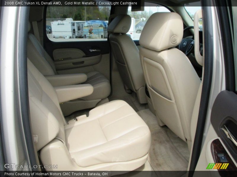 Gold Mist Metallic / Cocoa/Light Cashmere 2008 GMC Yukon XL Denali AWD