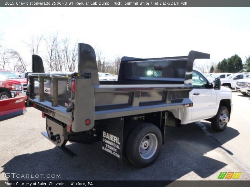 Summit White / Jet Black/Dark Ash 2015 Chevrolet Silverado 3500HD WT Regular Cab Dump Truck