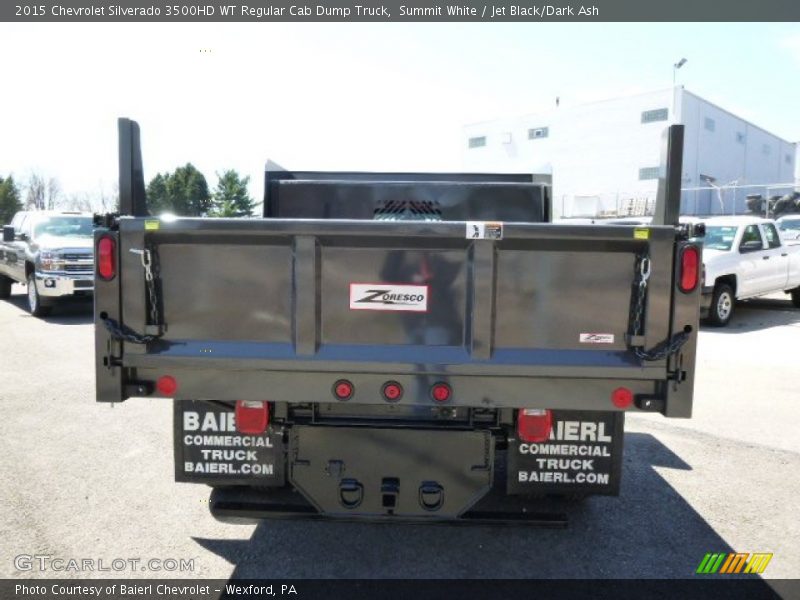Summit White / Jet Black/Dark Ash 2015 Chevrolet Silverado 3500HD WT Regular Cab Dump Truck