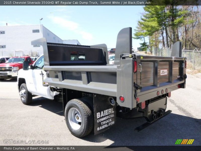 Summit White / Jet Black/Dark Ash 2015 Chevrolet Silverado 3500HD WT Regular Cab Dump Truck