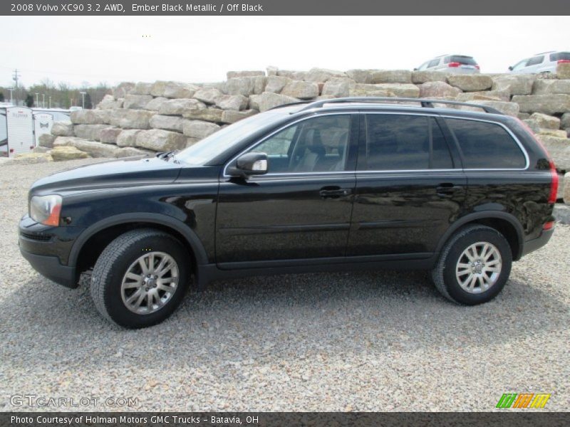 Ember Black Metallic / Off Black 2008 Volvo XC90 3.2 AWD