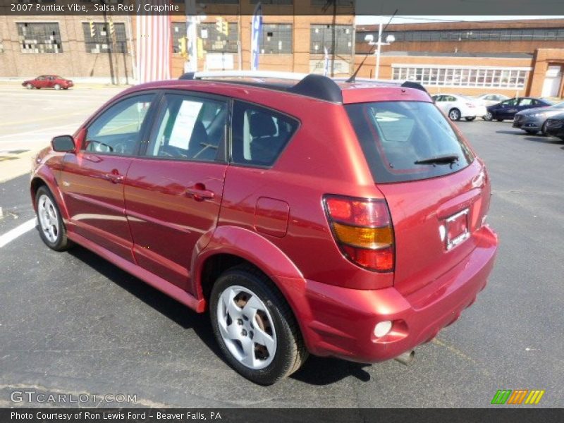 Salsa Red / Graphite 2007 Pontiac Vibe
