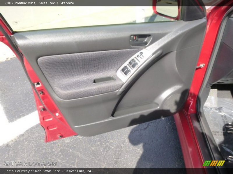 Salsa Red / Graphite 2007 Pontiac Vibe