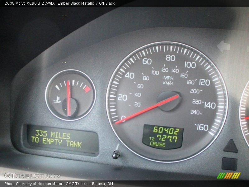 Ember Black Metallic / Off Black 2008 Volvo XC90 3.2 AWD