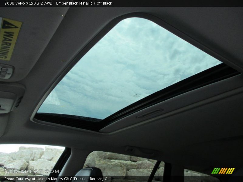 Ember Black Metallic / Off Black 2008 Volvo XC90 3.2 AWD