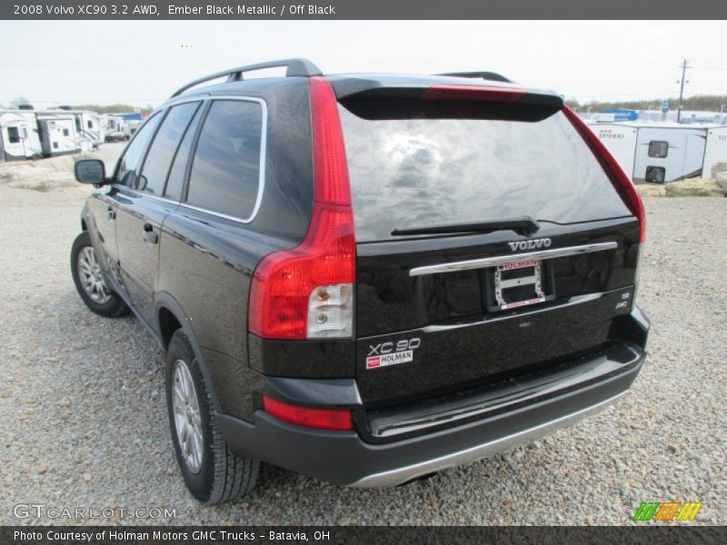 Ember Black Metallic / Off Black 2008 Volvo XC90 3.2 AWD