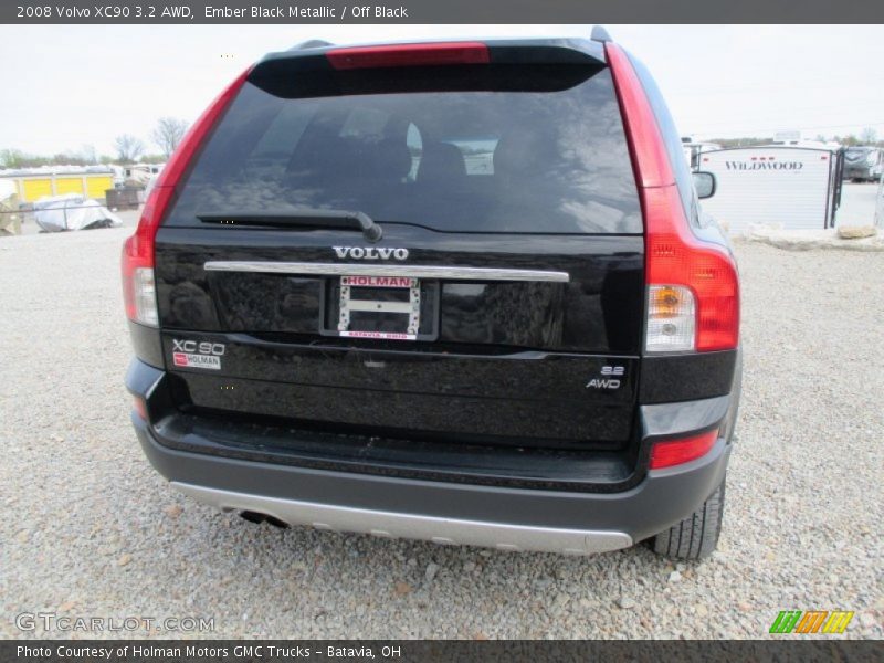 Ember Black Metallic / Off Black 2008 Volvo XC90 3.2 AWD