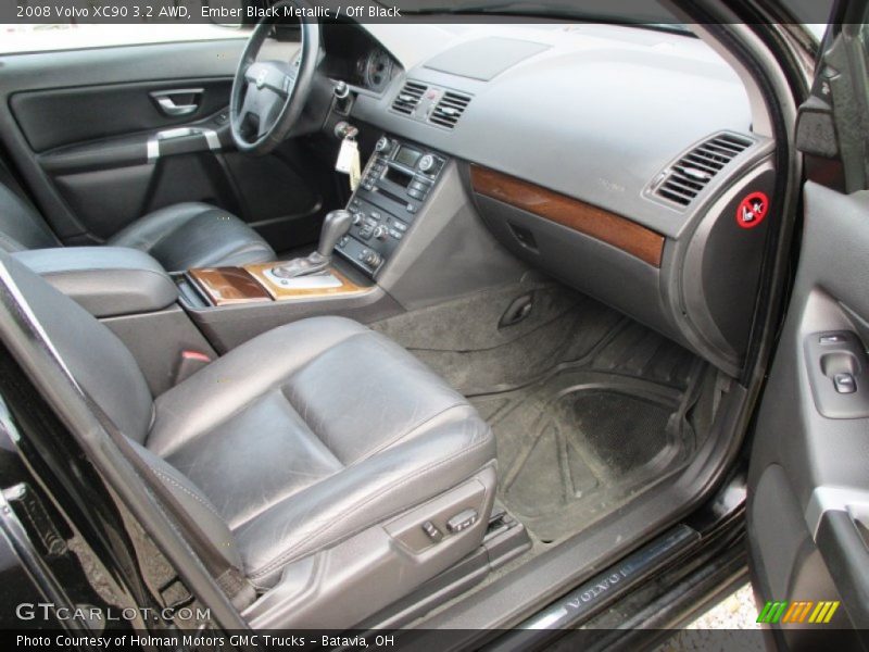 Ember Black Metallic / Off Black 2008 Volvo XC90 3.2 AWD