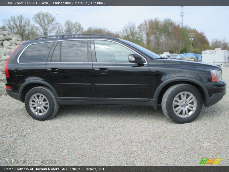 Ember Black Metallic / Off Black 2008 Volvo XC90 3.2 AWD