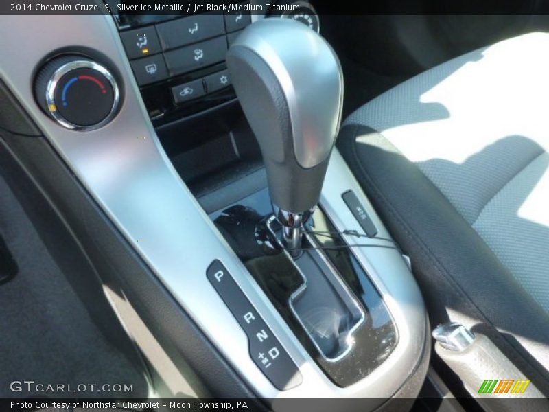 Silver Ice Metallic / Jet Black/Medium Titanium 2014 Chevrolet Cruze LS