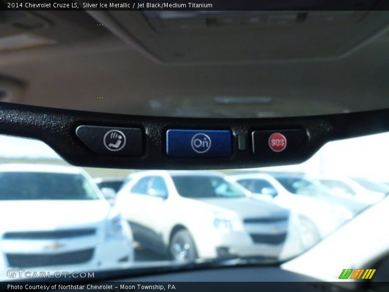 Silver Ice Metallic / Jet Black/Medium Titanium 2014 Chevrolet Cruze LS
