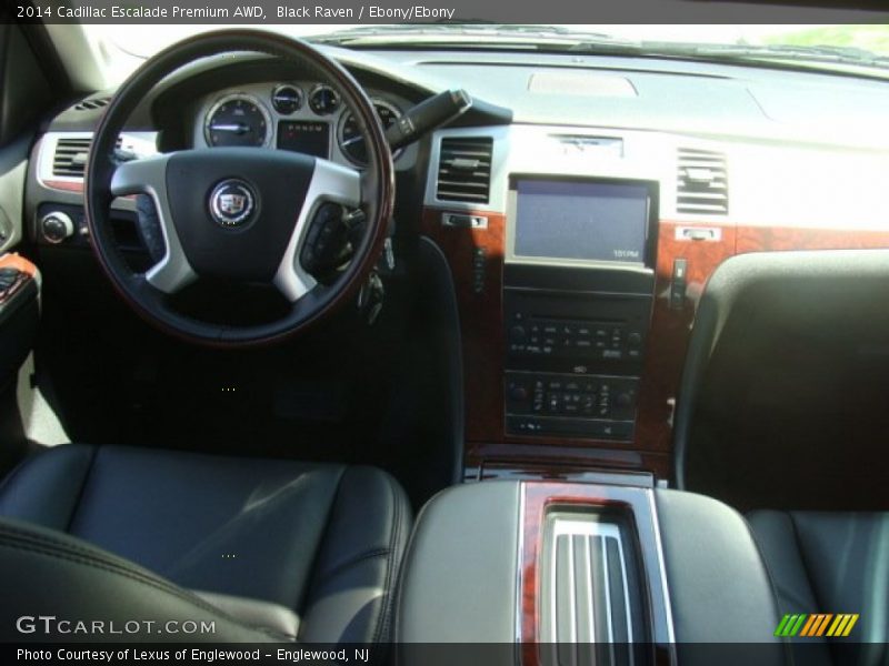 Black Raven / Ebony/Ebony 2014 Cadillac Escalade Premium AWD