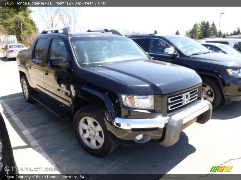 Nighthawk Black Pearl / Gray 2006 Honda Ridgeline RTL