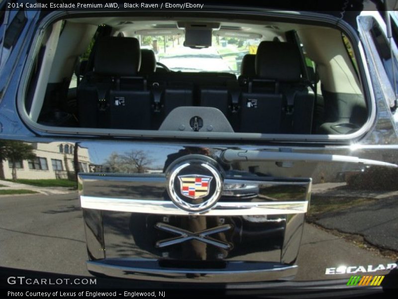 Black Raven / Ebony/Ebony 2014 Cadillac Escalade Premium AWD