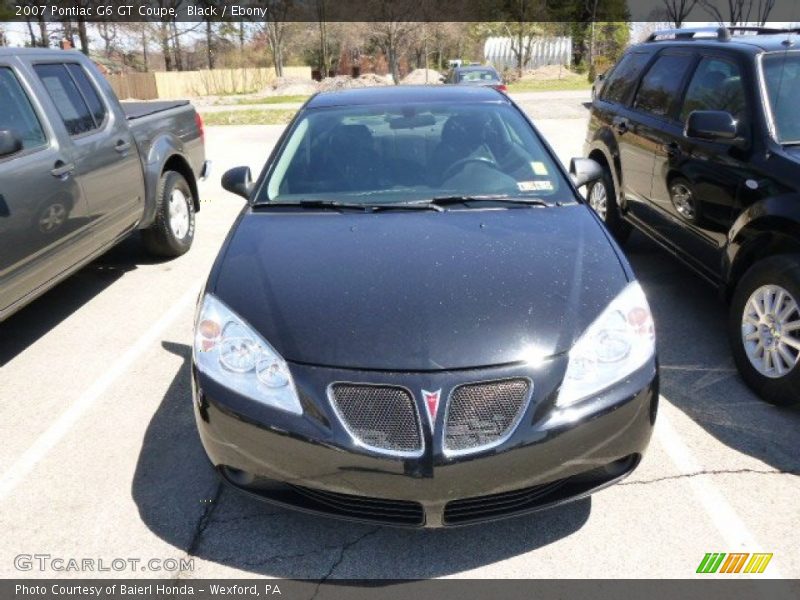 Black / Ebony 2007 Pontiac G6 GT Coupe