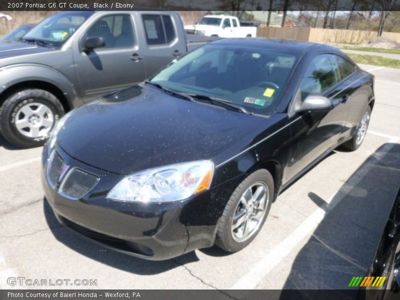 Black / Ebony 2007 Pontiac G6 GT Coupe