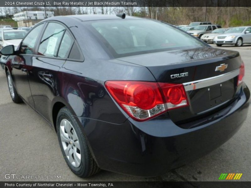 Blue Ray Metallic / Jet Black/Medium Titanium 2014 Chevrolet Cruze LS