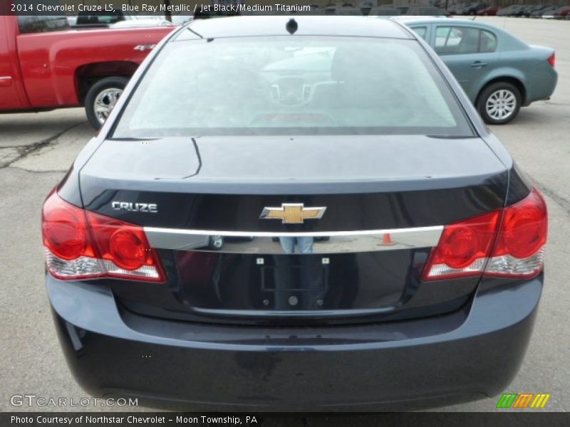 Blue Ray Metallic / Jet Black/Medium Titanium 2014 Chevrolet Cruze LS