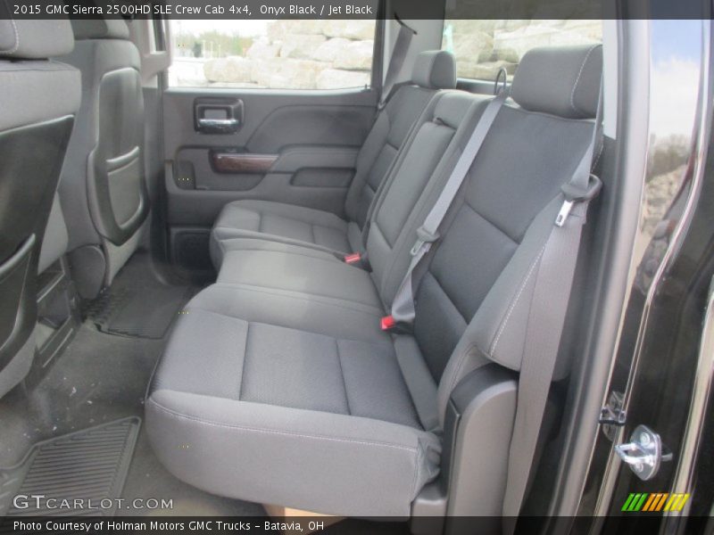 Rear Seat of 2015 Sierra 2500HD SLE Crew Cab 4x4