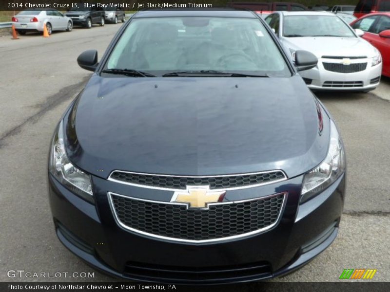 Blue Ray Metallic / Jet Black/Medium Titanium 2014 Chevrolet Cruze LS