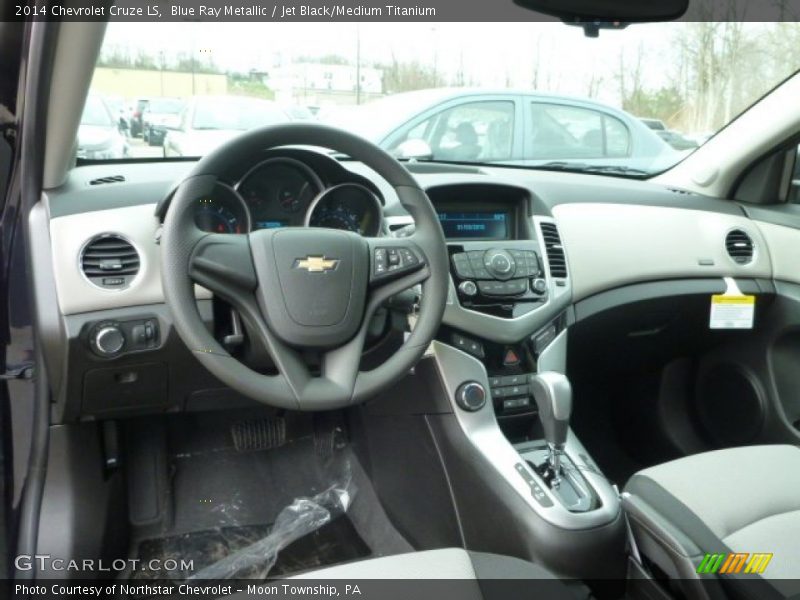 Blue Ray Metallic / Jet Black/Medium Titanium 2014 Chevrolet Cruze LS