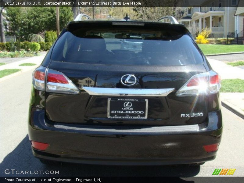 Stargazer Black / Parchment/Espresso Birds Eye Maple 2013 Lexus RX 350