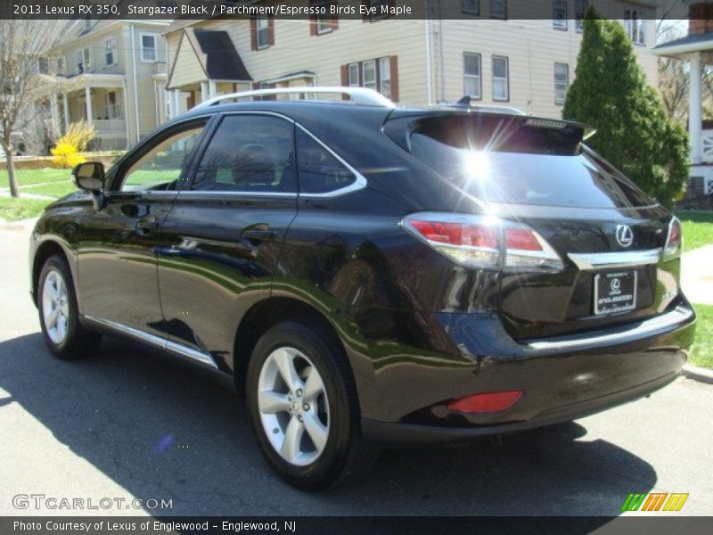 Stargazer Black / Parchment/Espresso Birds Eye Maple 2013 Lexus RX 350