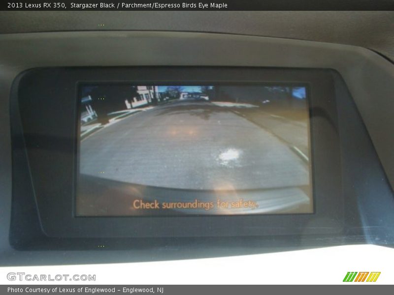 Stargazer Black / Parchment/Espresso Birds Eye Maple 2013 Lexus RX 350
