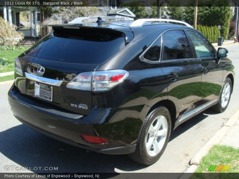 Stargazer Black / Black 2012 Lexus RX 350