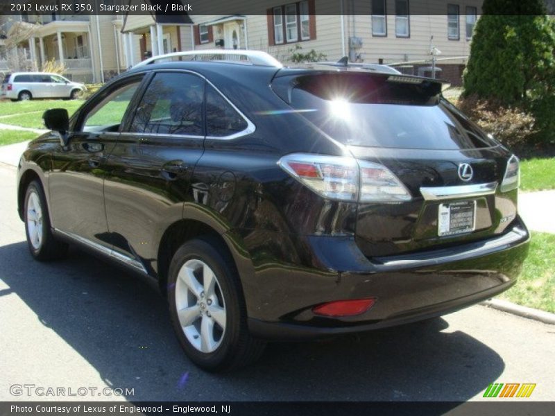 Stargazer Black / Black 2012 Lexus RX 350