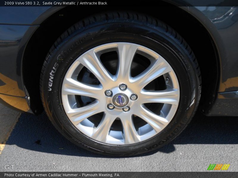 Savile Grey Metallic / Anthracite Black 2009 Volvo S80 3.2
